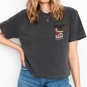 Cowboy Crop Top/ T shirt, Western Shirt, Country Sweatshirt, Vintage Cowgirl Shirt, Country Music Comfort Colors T shirt