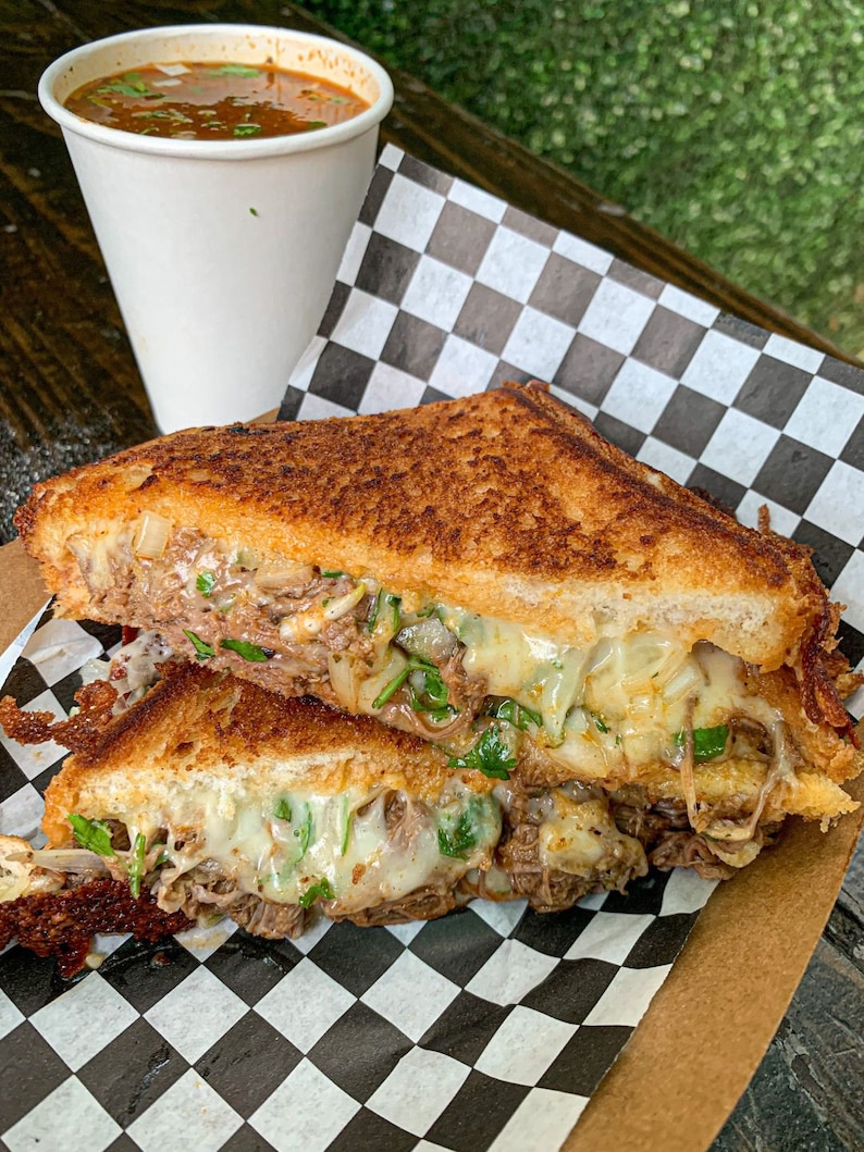 Birria grilled cheese