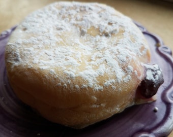 Sabonete Jelly Donut - Sabonete Hanukkah - Sabonete de Páscoa - Sabonete de comida falsa - Sabonete Donut - Donut - Sabonete Sobremesa - Padaria - Presente para ele