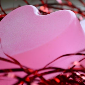 Sabonete Valentine - Sabonete Vegano Rosa Querida - Conjunto de 5 Sabonetes Individuais - Sabonete Dia dos Namorados - Conjunto de lembrancinhas - Sabonete Coração - Amor