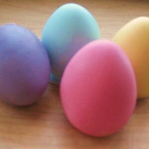 Easter Egg Soap Half Dozen Colored Egg Soaps in Carton Egg Soap Dyed Easter Eggs Novelty Soap Spring Spring Decor Vegan Soap image 5