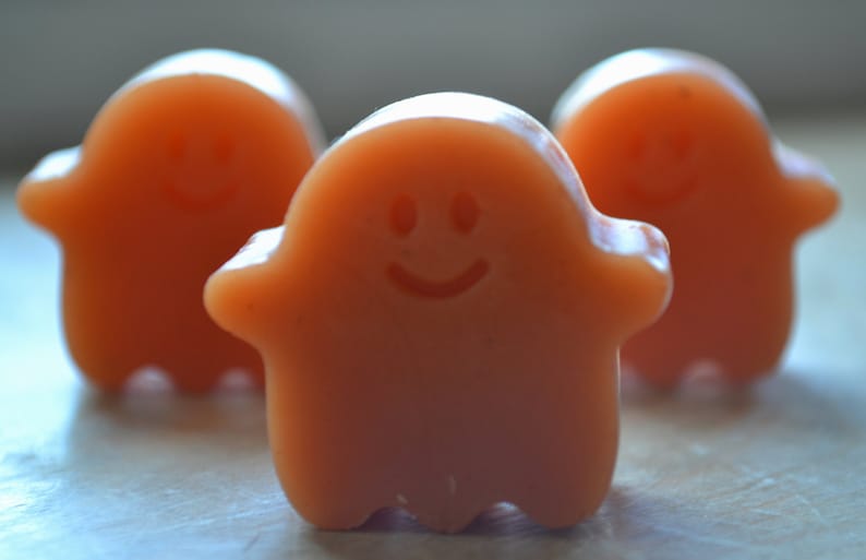 Chubby Ghost Soap Soap for Children Kids Soap Ghost Guest Soap Guest Soap Trick or Treat Halloween Soap for Kids image 2