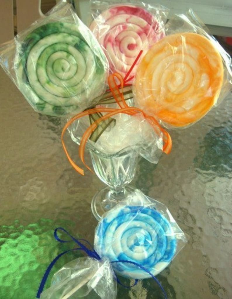 Lollipop Soap Gift Set Novelty Soap Lollipops Candy Soap soap for kids Children's Soap party favor image 2