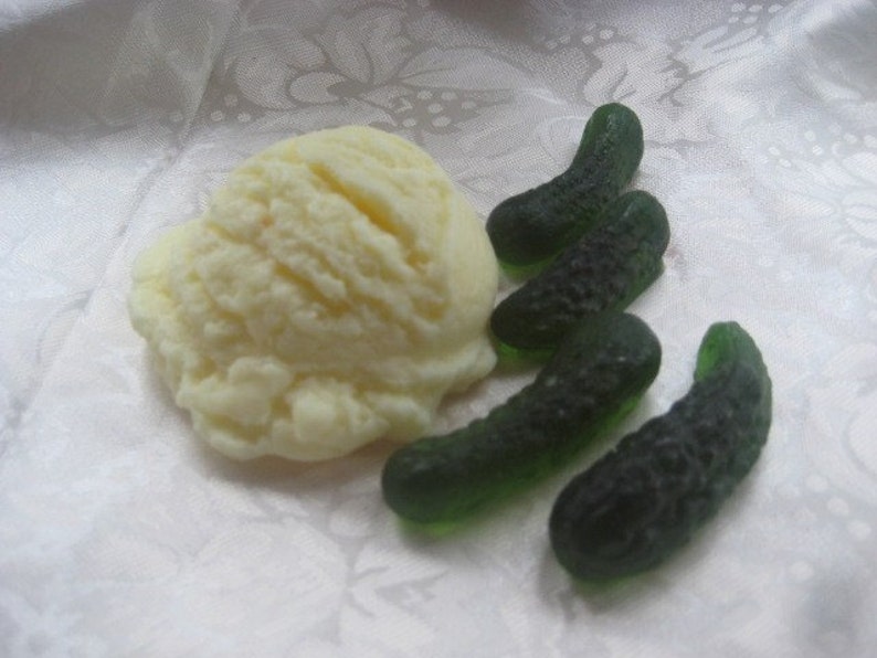 The 2 Am Craving Pickles and Ice Cream Soap Set Pickles & Etsy