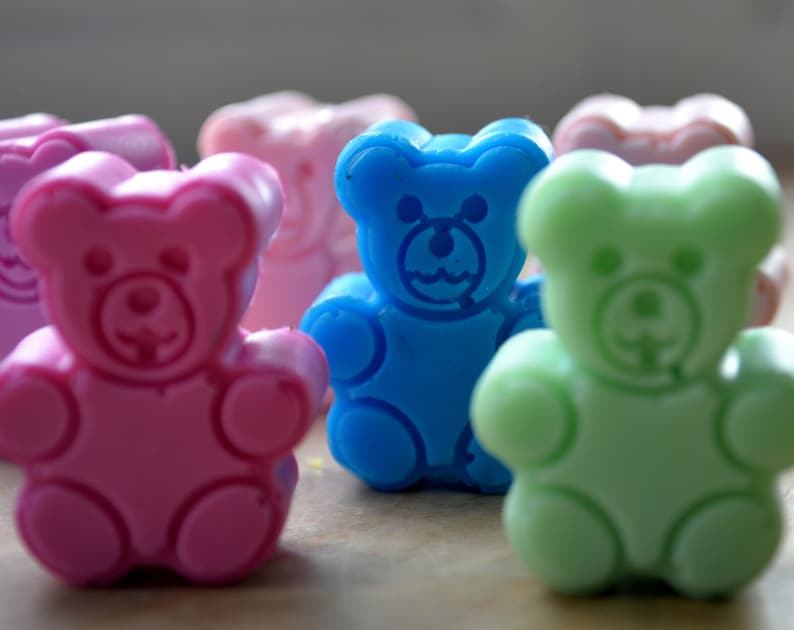 Mini Teddy Bear Soap Soap for Kids Baby Shower Favors Etsy