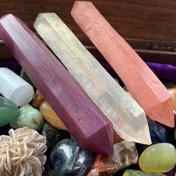 Quartz Healing Wand Soap - Healing Crystals - Vegan