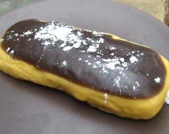 Decadent Chocolate Eclair Soap - Bakery Soap - Food Soap - Chocolate Soap - Valentines Day - Gift for Him - Fathers Day - Fake Food - Vegan