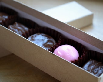 Chocolate Candy Truffle Box Soap Set - Chocolate Soap - Candy Soap - Gift Set - Valentines Day