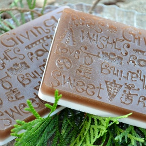 Holiday Soap - Chocolate Soap - Stocking Stuffer - Christmas Soap - Candy Soap - Novelty Soap - Christmas - Gift for Dad - Vegan Soap