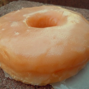 Glazed Pumpkin Donut Soap Doughnut Soap Donut Vegan Soap Fake Food Dessert Pumpkin Soap Food Prop Mothers Day image 5