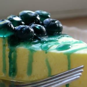 Blueberry Cheesecake Soap - Food Soap - Dessert Soap - Cheesecake - Novelty Soap - Valentines Day - Gift for Her - Mothers Day