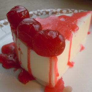 Cherry Cheesecake Soap Bakery Fake Food Food Soap Cheesecake Dessert Soap Valentines Day image 3