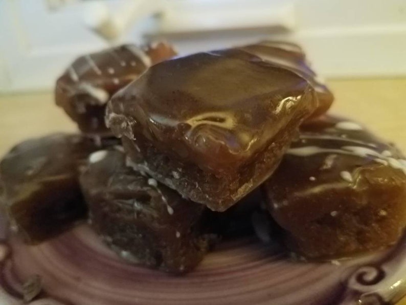 Fudge Brownie Soap Bites Brownie Soap Food Soap Chocolate Gift for Him Valentine's Day Gift for Chocolate Lover Fake Food image 6