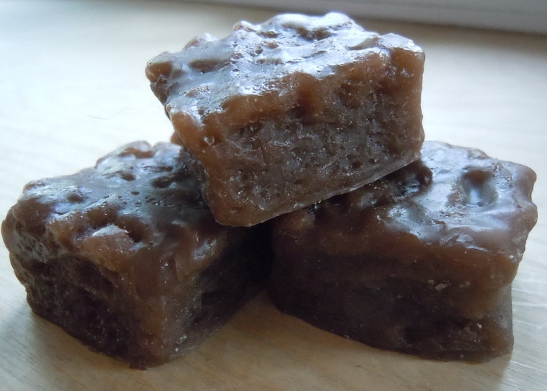 Fudge Brownie Soap Bites Brownie Soap Food Soap Chocolate Gift for Him Valentine's Day Gift for Chocolate Lover Fake Food image 3