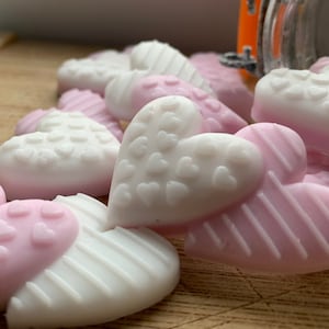 Confetti Hearts Soap - Valentines Day - heart soap - guest soap - love