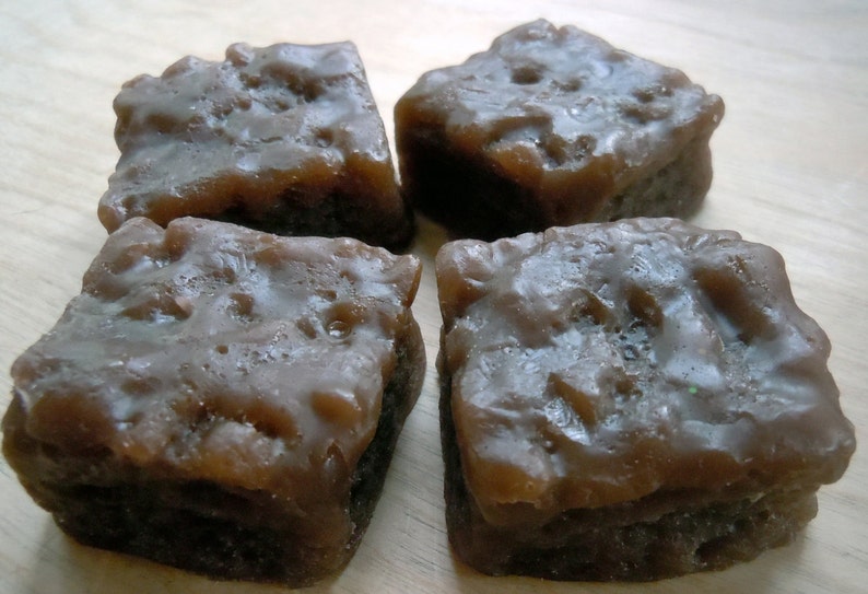 Fudge Brownie Soap Bites Brownie Soap Food Soap Chocolate Gift for Him Valentine's Day Gift for Chocolate Lover Fake Food image 5