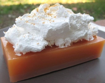 Fall Soap - Whipped Cream Pumpkin Pie Soap - Thanksgiving Soap - Food Soap
