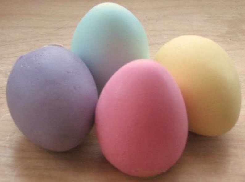 Easter Egg Soap Half Dozen Colored Egg Soaps in Carton Egg Soap Dyed Easter Eggs Novelty Soap Spring Spring Decor Vegan Soap image 2