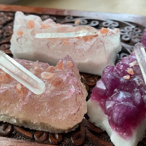 Master Healer Quartz Cluster Soap Healing Crystals Vegan image 3