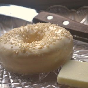 Food Soap - New York style bagel soap set - Fake Food Soap - Brunch Favor - Breakfast - FEATURED ON BUZZFEED!