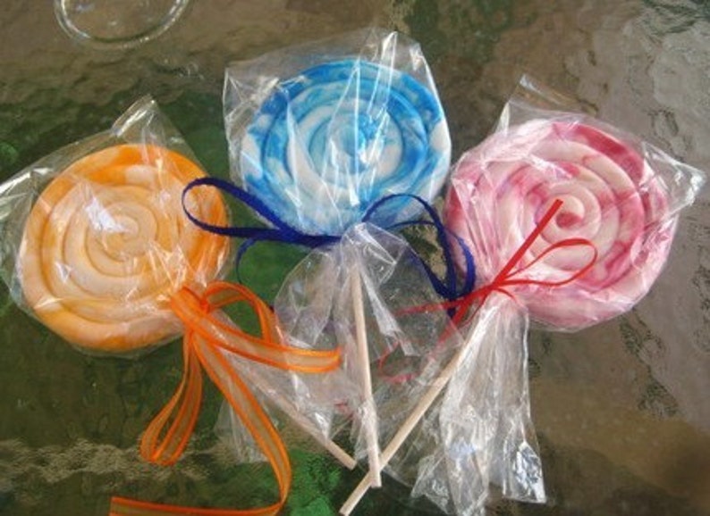 Lollipop Soap Gift Set Novelty Soap Lollipops Candy Soap soap for kids Children's Soap party favor image 1