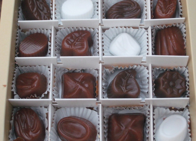 Chocolate Candy Soap Gift Set Valentines Day Chocolate Soap image 1