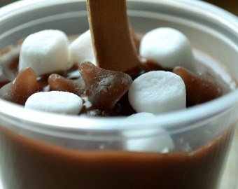Sabonete Rocky Road Pudim de Chocolate - Sabonete Infantil - Sabonete de Chocolate Dia dos Namorados - EXCLUSIVAMENTE NOSSO - Sabonete de Chocolate - Sabonete Alimentar