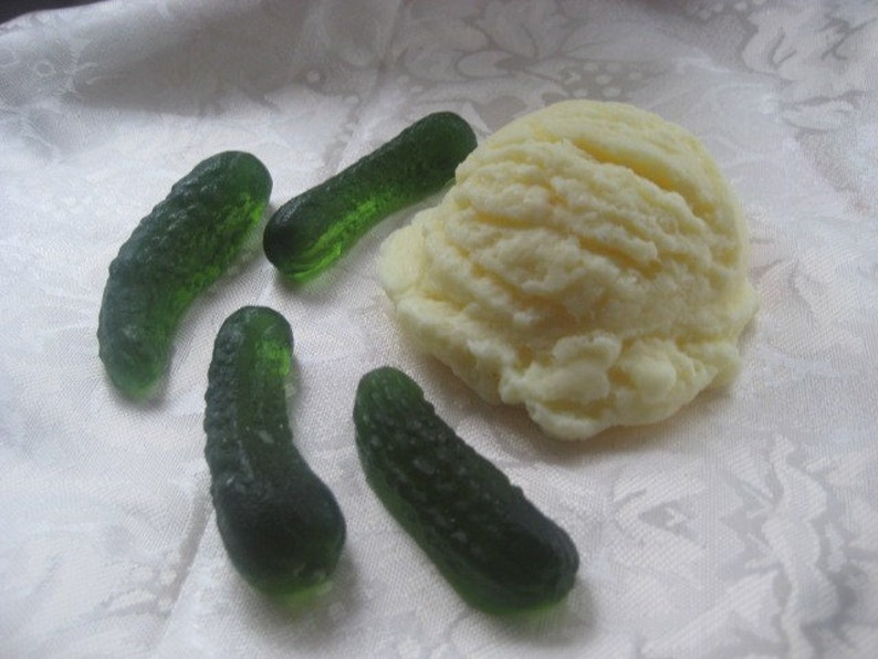 The 2 Am Craving Pickles and Ice Cream Soap Set Pickles & Etsy