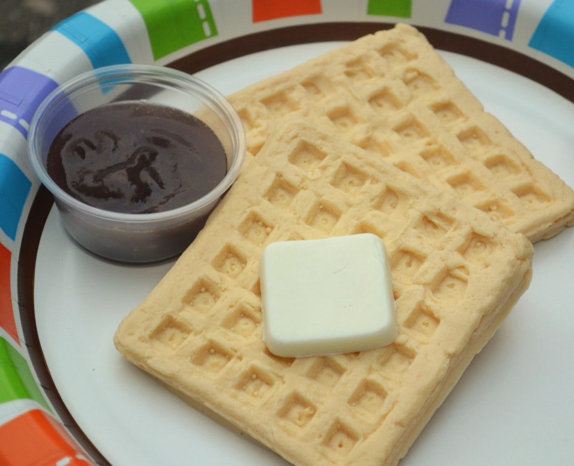 Breakfast Waffles With Maple Syrup Soap Food Soap Etsy