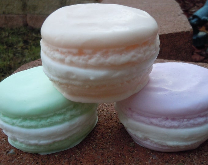 French Macaroon Soap - Spring Soap -Soap Macaron - Macaroon - Bakery Soap - Food Soap - Mothers Day - Gift for Her - Mom