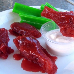 Monday Night Football Hot Wing Soap -  Buffalo Wing Soap - Gift for Him- Father&#39;s day - Soap -men&#39;s soap -Food Prop