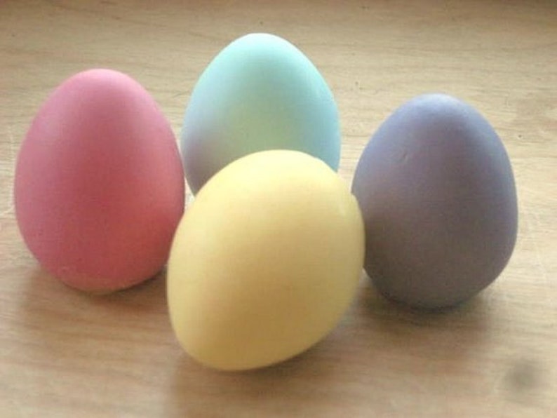 Easter Egg Soap Half Dozen Colored Egg Soaps in Carton Egg Soap Dyed Easter Eggs Novelty Soap Spring Spring Decor Vegan Soap image 3