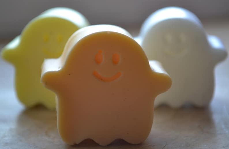 Chubby Ghost Soap Soap for Children Kids Soap Ghost Guest Soap Guest Soap Trick or Treat Halloween Soap for Kids image 1