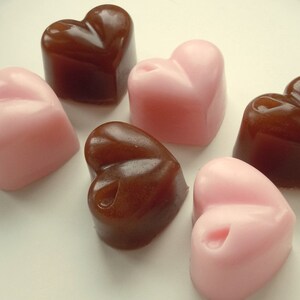 Chocolate Soap Candy Soap Chocolate Buttercream Heart Candy Soap Mothers Day Gift for Her Grandma image 3