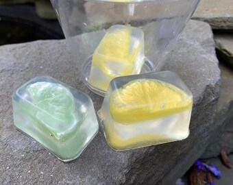 On the Rocks with a Twist Ice Cube Soap - Ice Cube Soap - Summer - Fake Food - Prop - party favor - ice cubes - gift for him - bartender