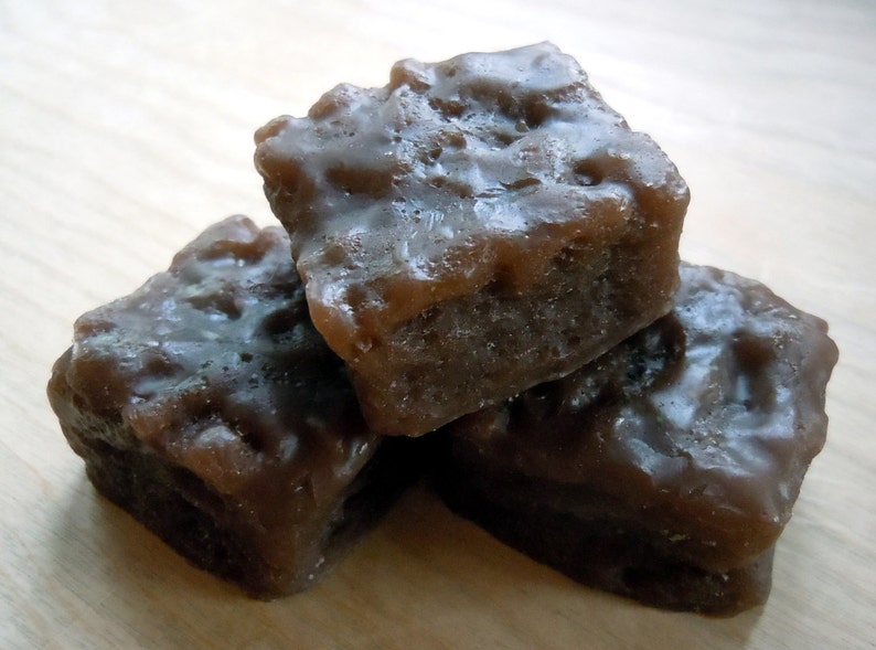 Fudge Brownie Soap Bites Brownie Soap Food Soap Chocolate Gift for Him Valentine's Day Gift for Chocolate Lover Fake Food image 1