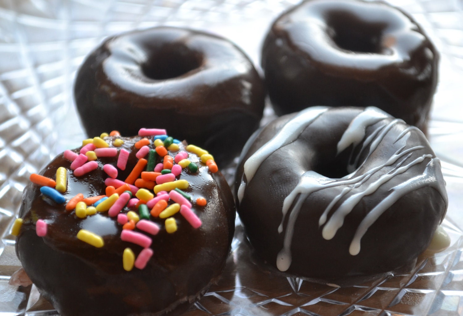 Chocolate Fudge Mini Donut Soaps