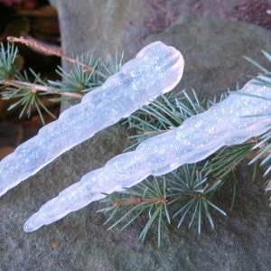 Frozen Inspired Icicle Soap - kids soap - Winter Soap - Holiday - Christmas - Hanukkah - Icicle - Vegan Soap - Stocking Stuffer
