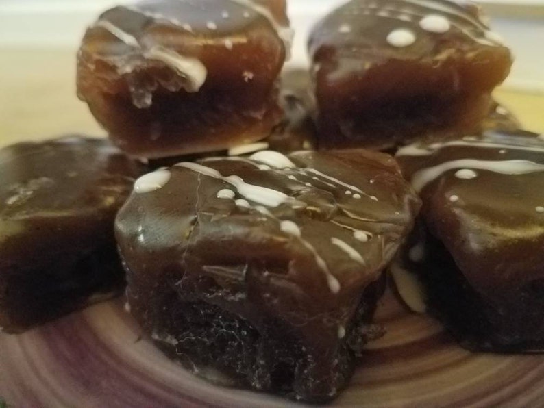 Fudge Brownie Soap Bites Brownie Soap Food Soap Chocolate Gift for Him Valentine's Day Gift for Chocolate Lover Fake Food image 7