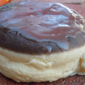 Donut Soap - Boston Cream Donut Soap - Realistic Donut - Food Soap - Dessert - Chocolate - Cake Soap - Valentine - Fathers Day