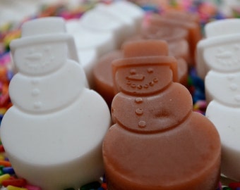 Mini Snowman Soap - Holiday Soap - Soap for Kids - Chocolate Soap - Snowman - Candy Soap - Gift for Kids - Holiday Decor - Winter - Fun Soap