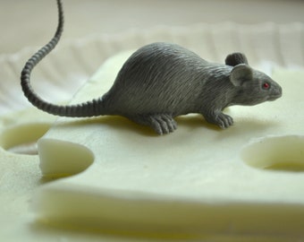 The Rat Takes the Cheese Fun Halloween Soap - Kids Soap - Novelty Gag Gift - Fun Soap - Cheese Soap - Soap for Kids - Gift Idea