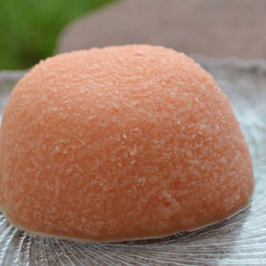 Autumn Orange Coconut Snowball Cake Soap - Snoball - Coconut - Cake - Fake Food - Prop - Dessert - Halloween - Thanksgiving