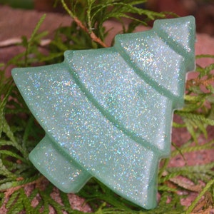 Sparkling Christmas Tree Holiday Soap - Christmas Soap - Christmas Tree - Novelty Soap - Stocking Stuffer - Gift for Her