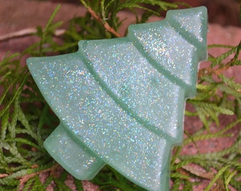 Sparkling Christmas Tree Holiday Soap - Christmas Soap - Christmas Tree - Novelty Soap - Stocking Stuffer - Gift for Her