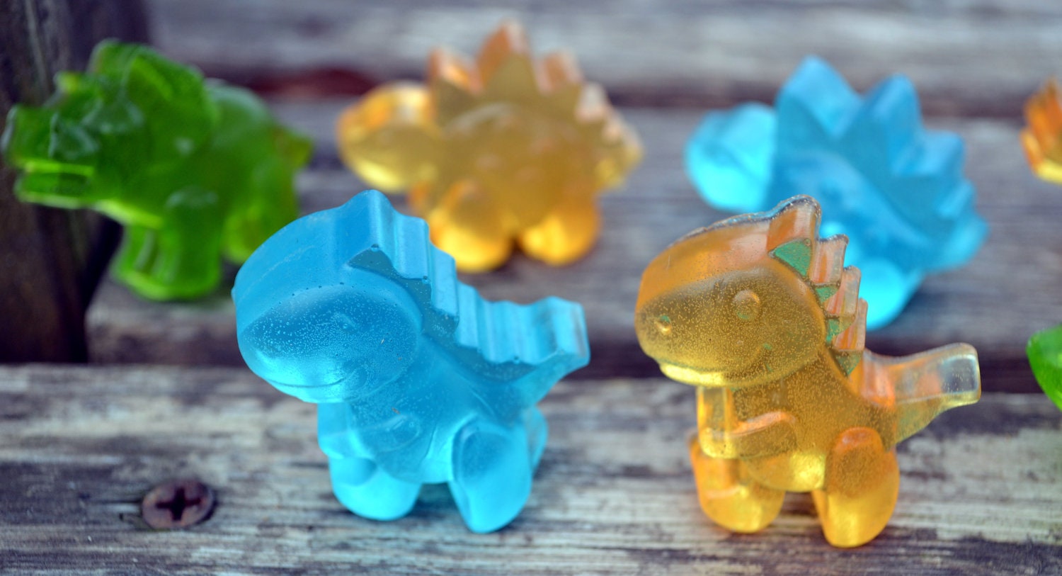 Children's Soap Dinosaur Soap Gift Set and Party Favors Etsy