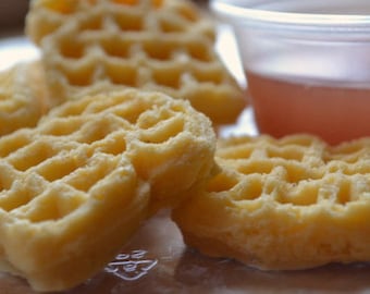 Mini Waffles with Syrup Fun Breakfast Food Soap - Food Soap - Breakfast - Fake Food - brunch - waffles - Kids soap