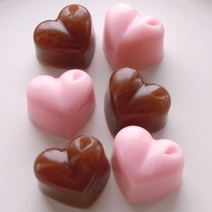 Chocolate Soap Candy Soap Chocolate Buttercream Heart Candy Soap Mothers Day Gift for Her Grandma image 4