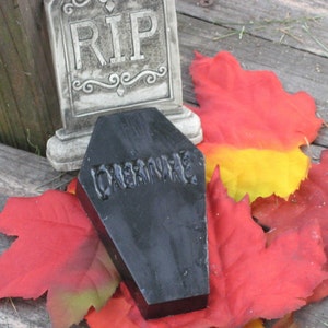 Halloween Creepy Coffin soap - Horror -  Halloween Decorations - Walking Dead - Coffin - Novelty Soap - Halloween Soap - Fun Soap - Vampire
