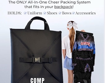 Personalized Cheer Garment/Cheer Uniform Bag, Convertible Hanging Competition Gear Organizer